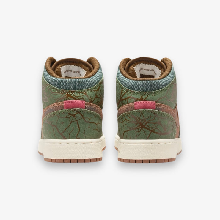 Jordan 1 Mid SS (TD) Archaeo Brown Light Olive FQ8100-200