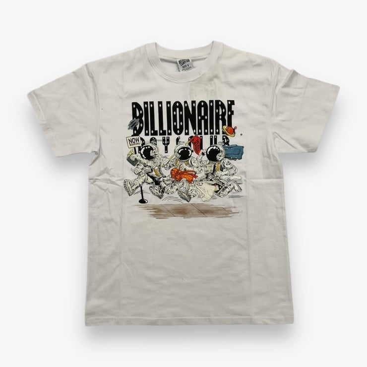 BBC BB Now boarding SS tee Bleach white