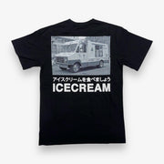 Ice Cream Big Worm SS Tee Black