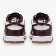 Nike Dunk Low (GS) WHITE/BURGUNDY CRUSH-GUM LIGHT BROWN HJ9282-100