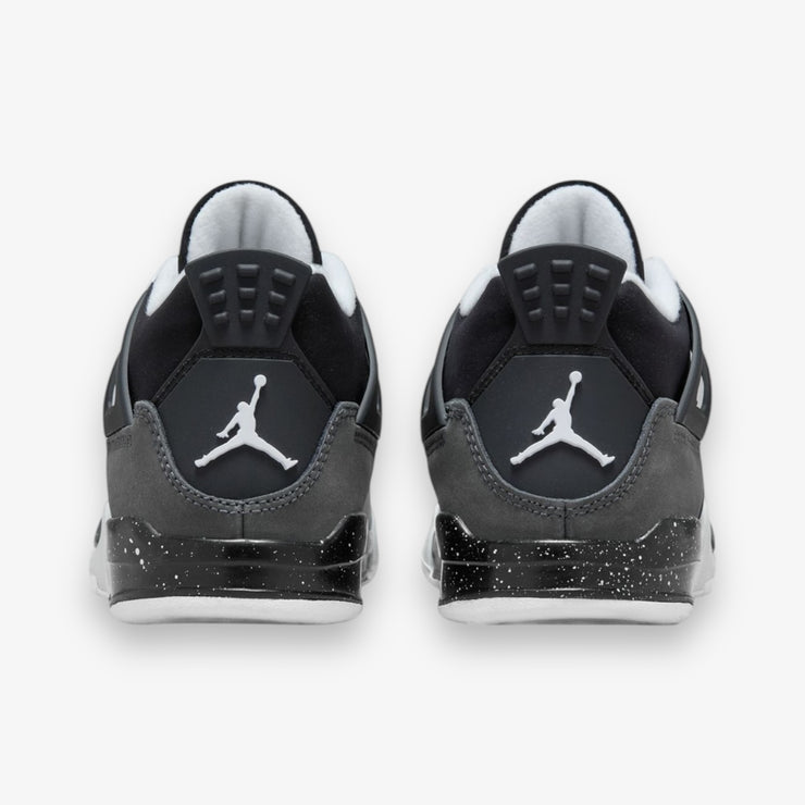 Jordan 4 Retro Fear Black White Anthracite Black PS Pre School Sizes FV4537-002