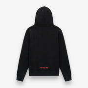 RTA Floyd Zip Up Black Fingerprint Logo hoodie