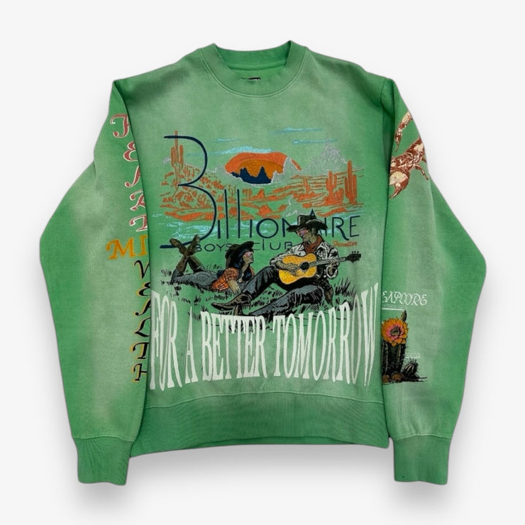 BBC BB Tomorrow Sunset Sweatshirt Abinsthe Green