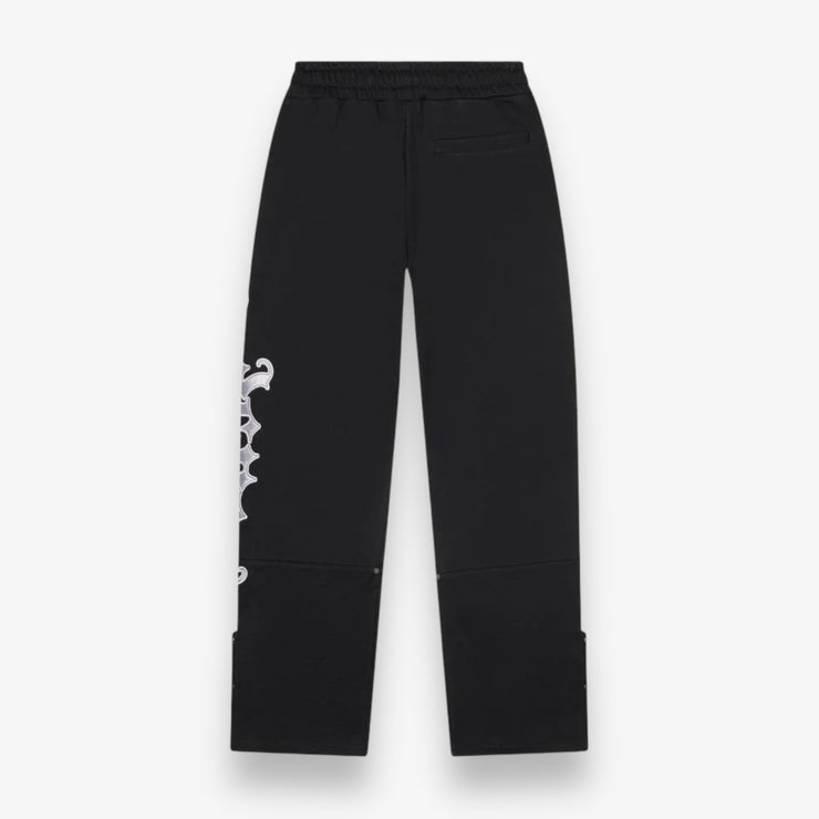 Godspeed OG Logo Sweat Pants V2 Black Silver Satin