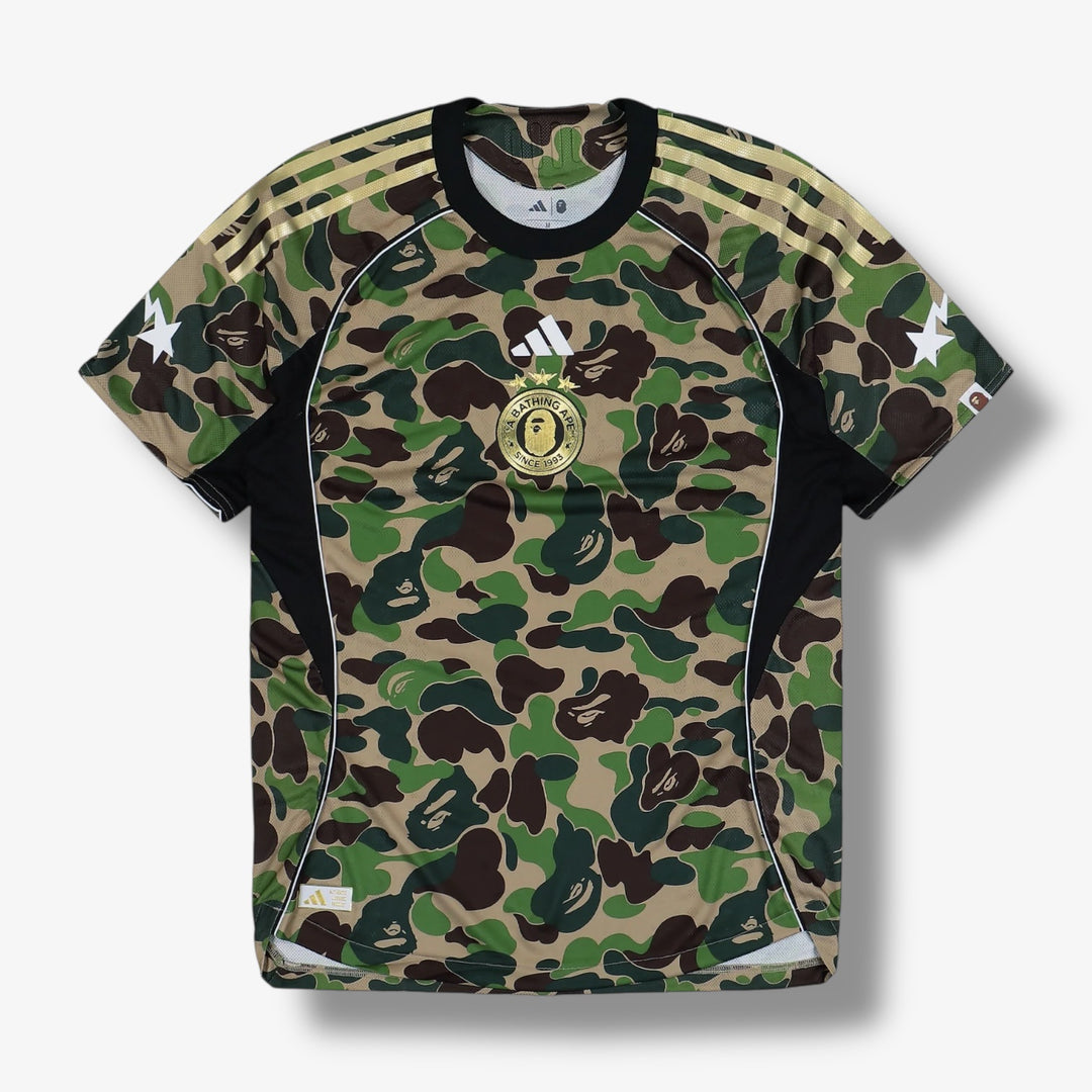 Adidas Bape FB Jersey Crew Green Camo KB2202 – Sneaker Junkies