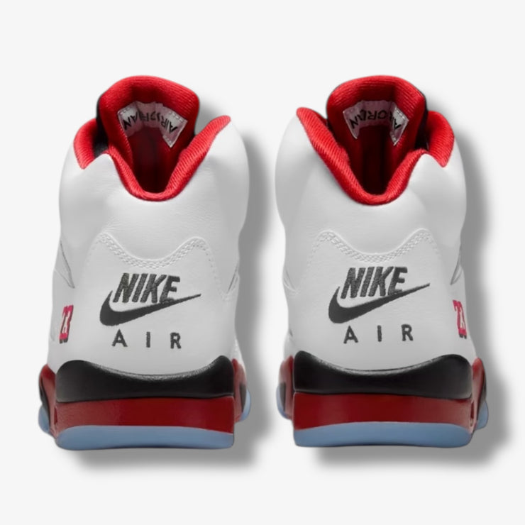 Air Jordan 5 Retro OG White Fire Red Black HQ7978-101