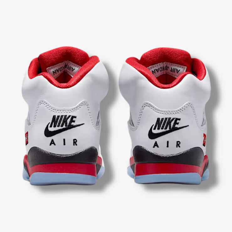 Air Jordan 5 Retro OG GS white fire red black HQ7980-101