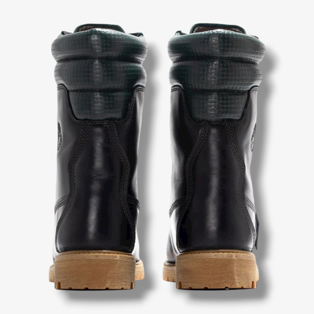 Timberland Premium Tall Lace Waterproof Dark Green Full Grain