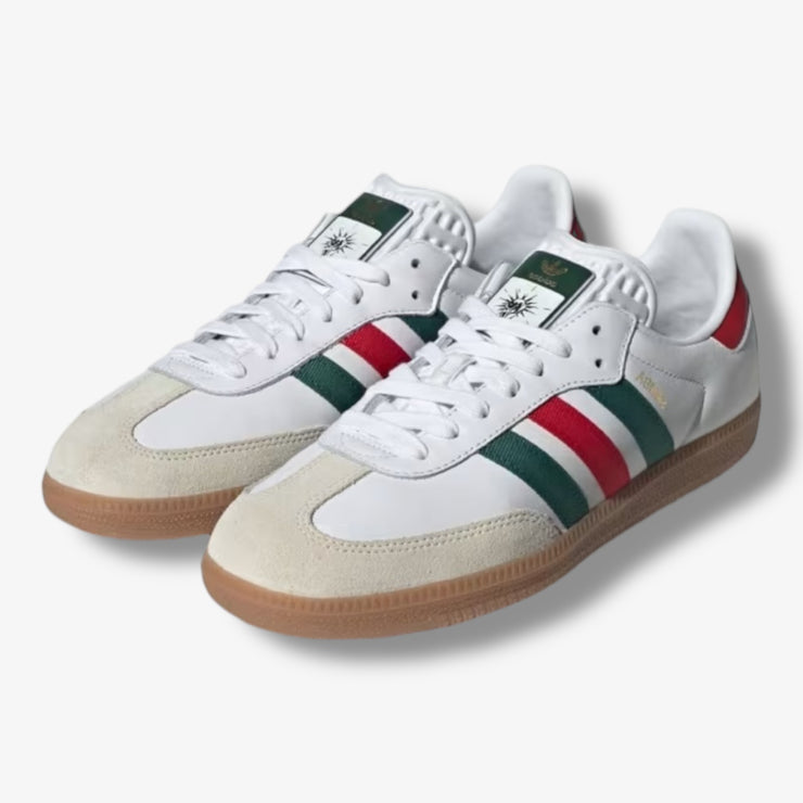 adidas gazelle silver green womens Adidas Samba OG White Scarlet Dark Green HQ4951 – Sneaker Junkies