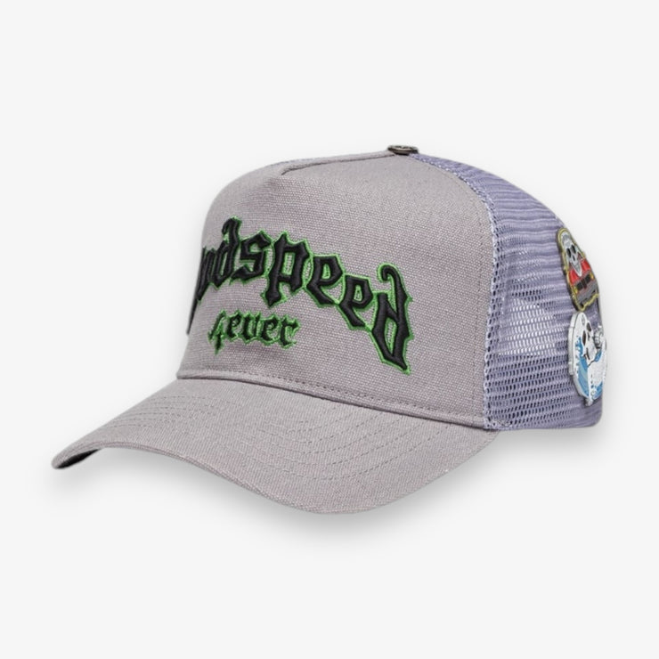 Godspeed GS Forever Trucker Hat Grey Green