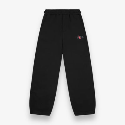 RTA Rafa Black Fingerprint Logo sweatpants black