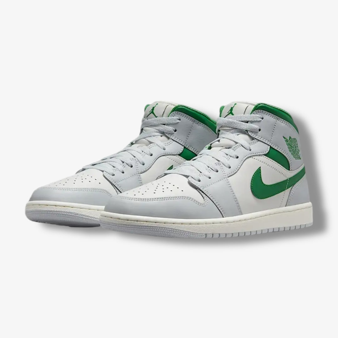 Nike Air Jordan 1 Mid Summit White Pine Green DQ8426-142 Men\'s Sz 12 NIB NIKE Air Jordan 1 Mid Summit White Pine Green DQ8426 142  main image 2