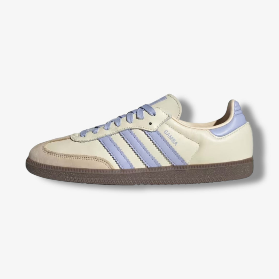 Adidas Womens Samba OG Cream White Violet Tone Sand Strata JI2678 – Sneaker  Junkies