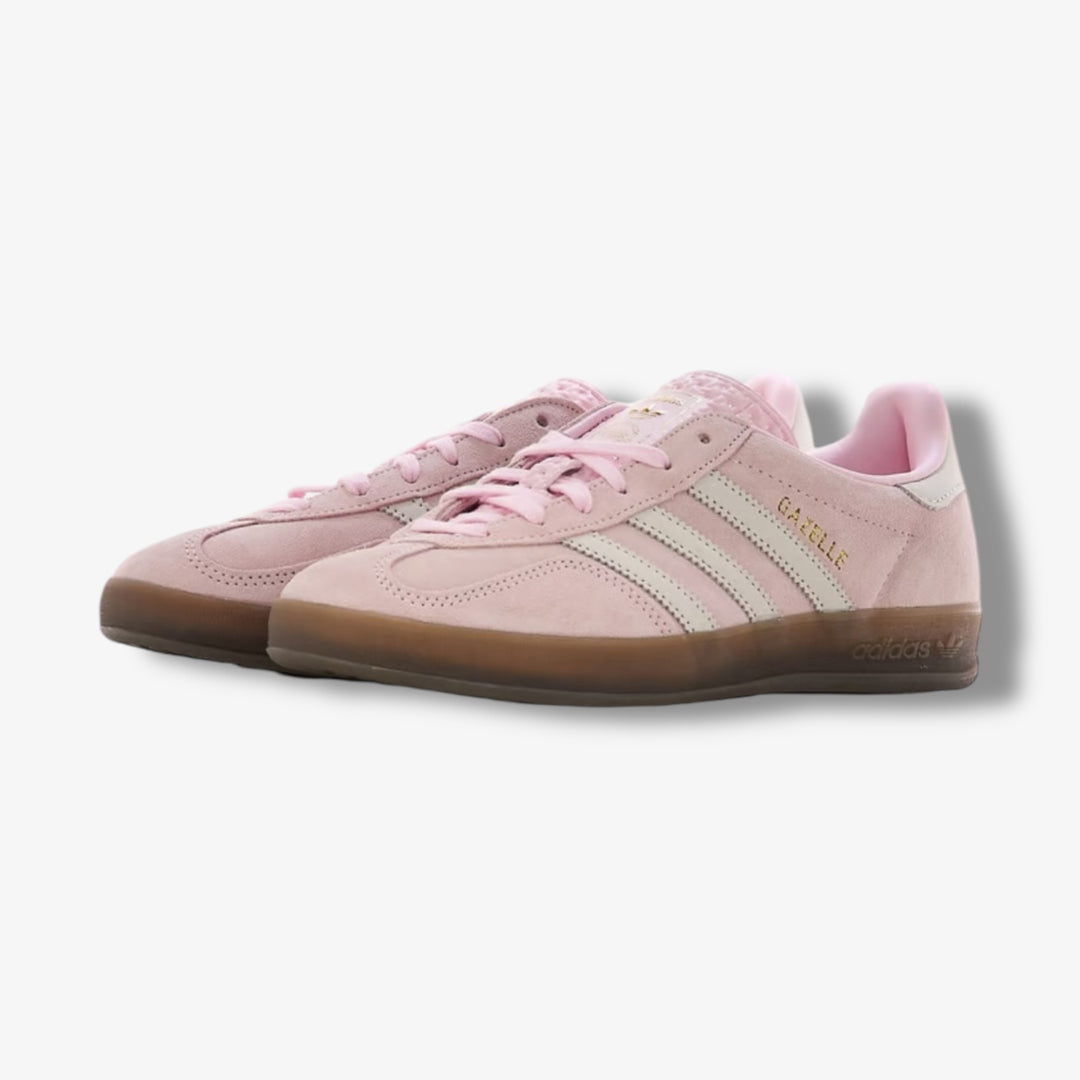 Adidas Womens Gazelle Indoor Sandy Pink / Cloud White / Gum JI2716 – Sneaker Junkies