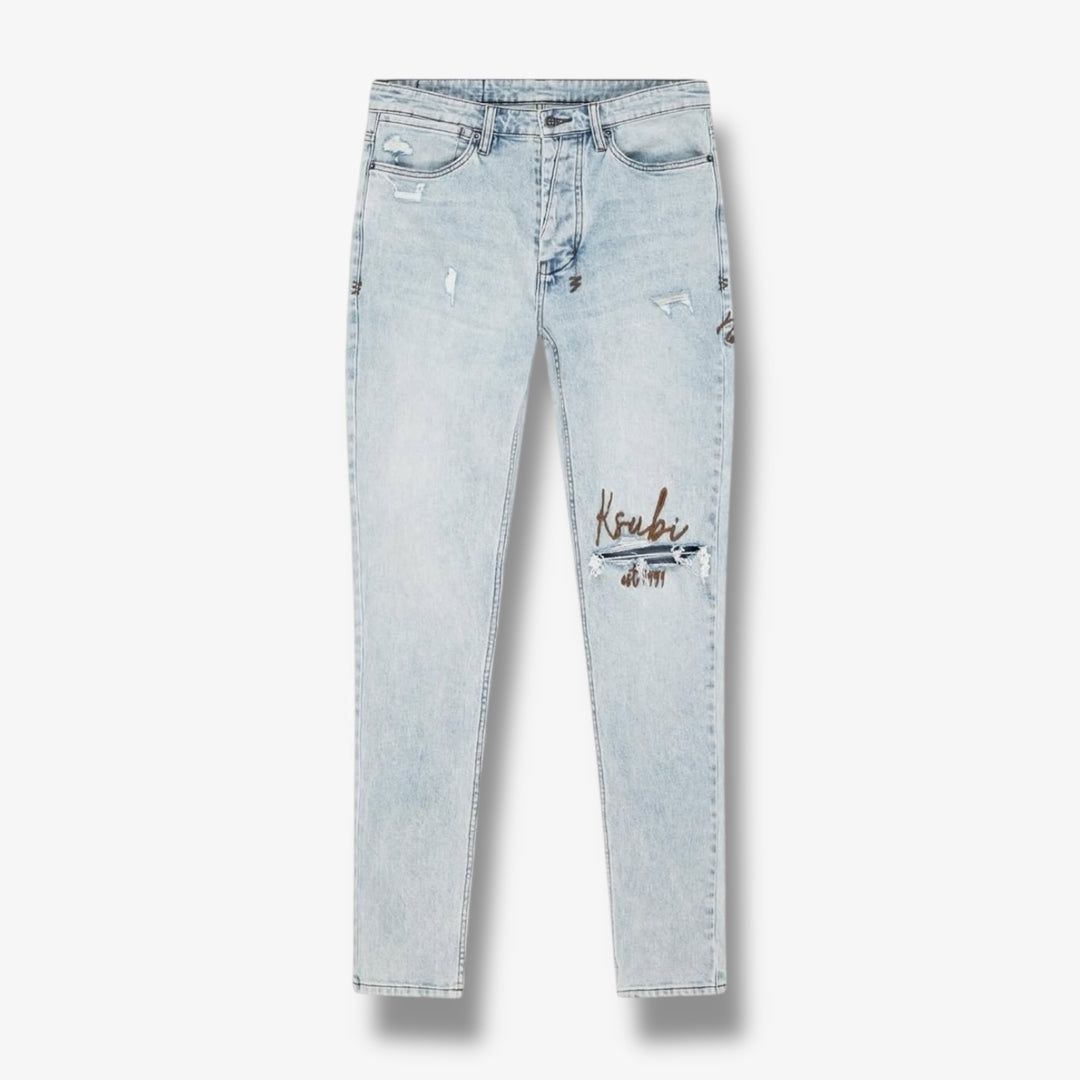 Ksubi van winkle frost blue arch light wash – Sneaker Junkies