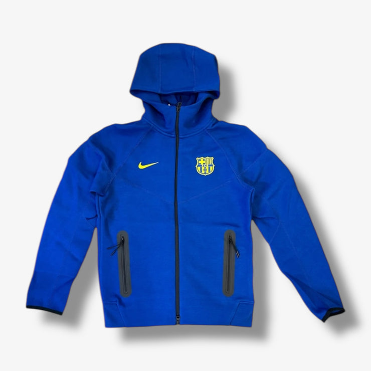 Nike FC Barcelona Tech Fleece SE GYM BLUE OPTI YELLOW FZ1274-432