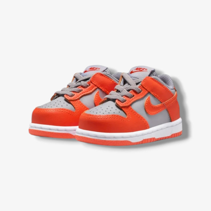 Nike Dunk Low TDE Cement Grey Team Orange Toddler Sizes  display picture 1
