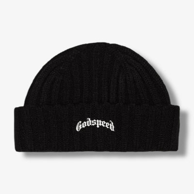 Godspeed Og Logo Emblem Beanie (BLACK) NEW YORK BB