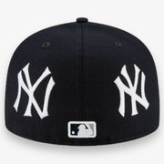 New Era Fitted Yankees Logos Navy