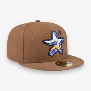 New Era Houston Astros Fitted Logo Scribble Brown