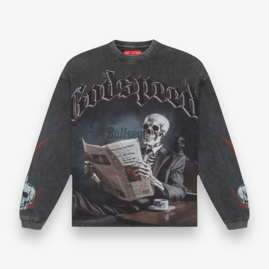 Godspeed Black Monday Thermal LS Grey wash – Sneaker Junkies