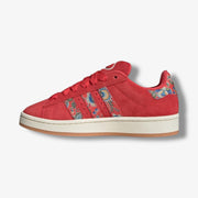 Adidas Womens Campus 00s X Liberty London Semi Lucid Red Cream White Gold Metallic JS1330