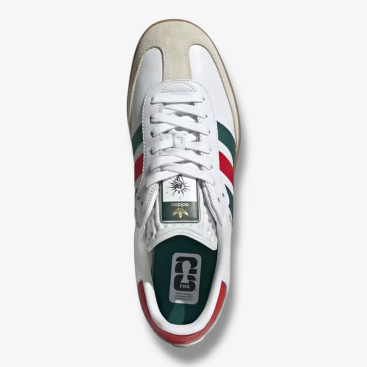 Adidas Samba OG White Scarlet Dark Green HQ4951 – Sneaker Junkies