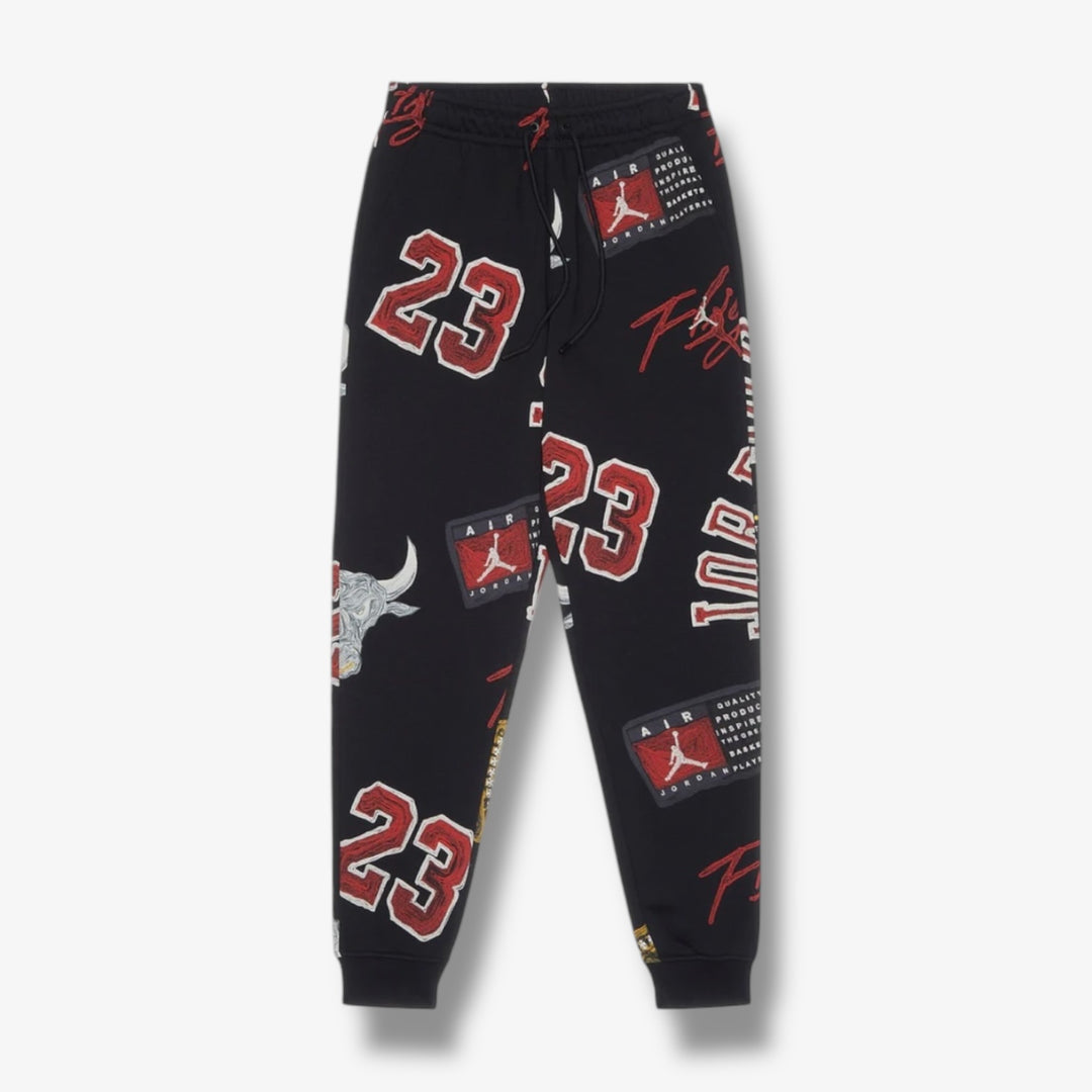 red black and white jordan sweatpants