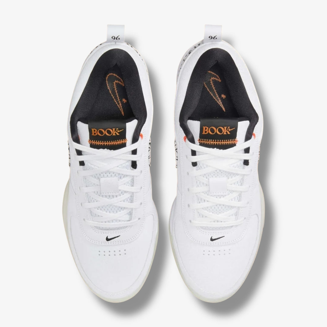 Nike Book 1 White White Black Clay Orange FJ4249-102 – Sneaker Junkies