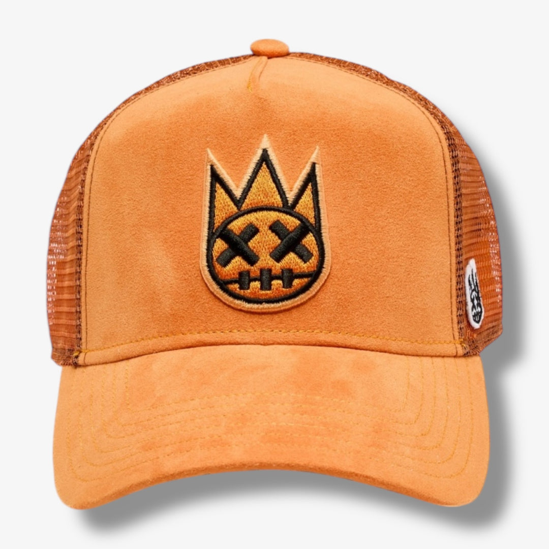 Cult of Individuality Clean logo mesh Trucker hat orange – Sneaker