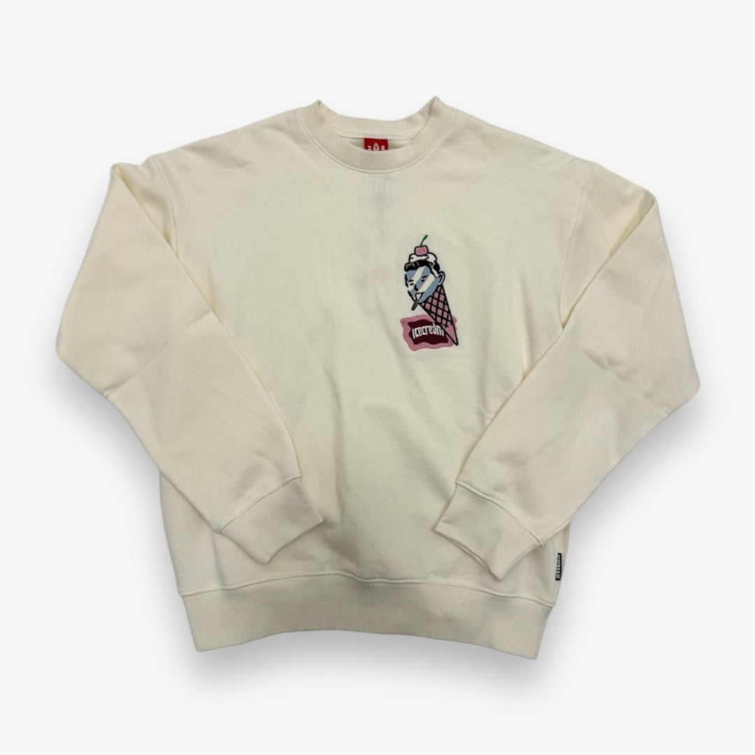 Ice cream Coneman sweatshirt Antique white – Sneaker Junkies
