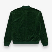 Sinclair croc velour track Jacket Green