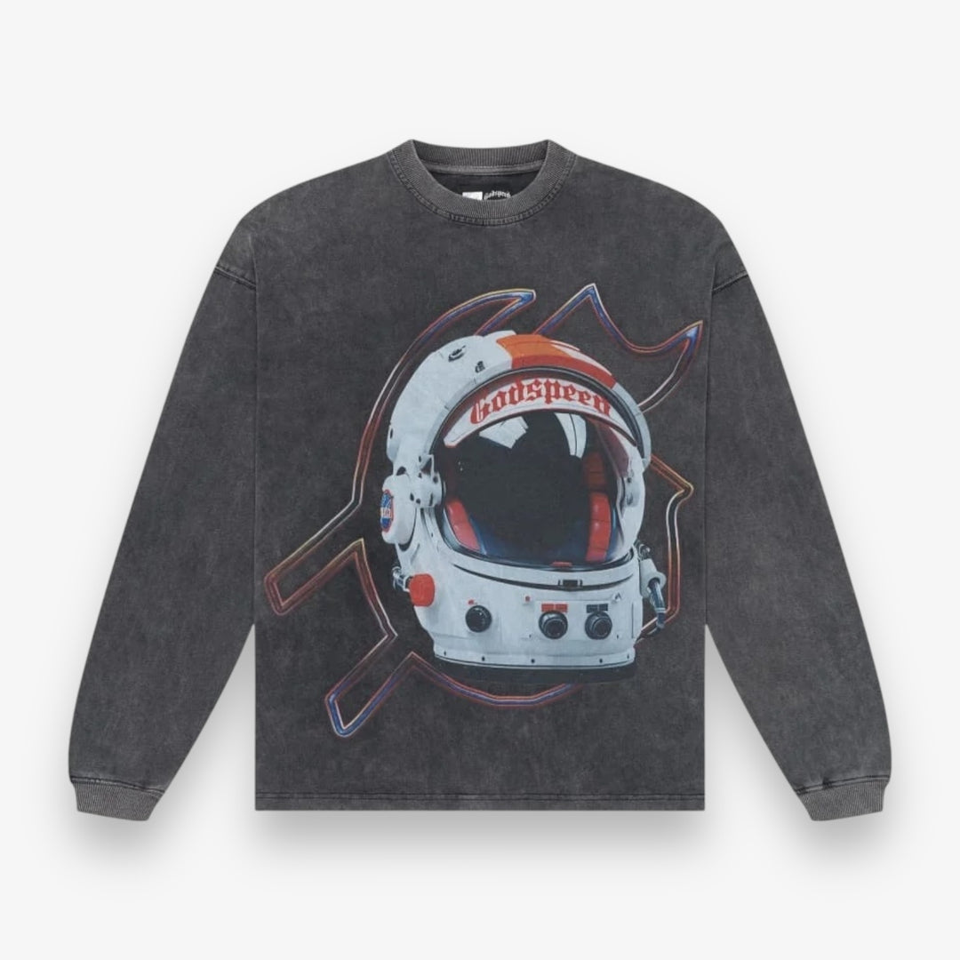Godspeed Lift Off Long sleeve Tee Grey Wash – Sneaker Junkies