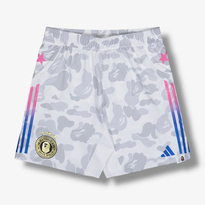 Adidas Bape FB Shorts White Camo KB2205