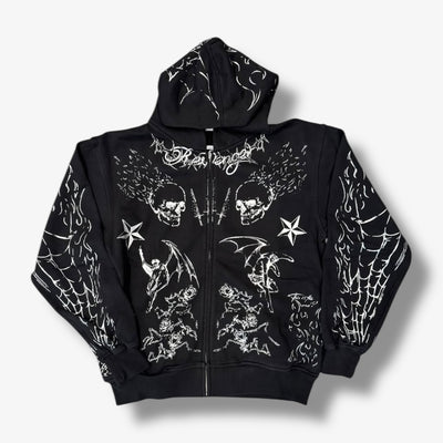 トップス Revenge black zip hoodie size M xxx Revenge XXXTentacion Shattered Zip Black Men's - SS25 - US