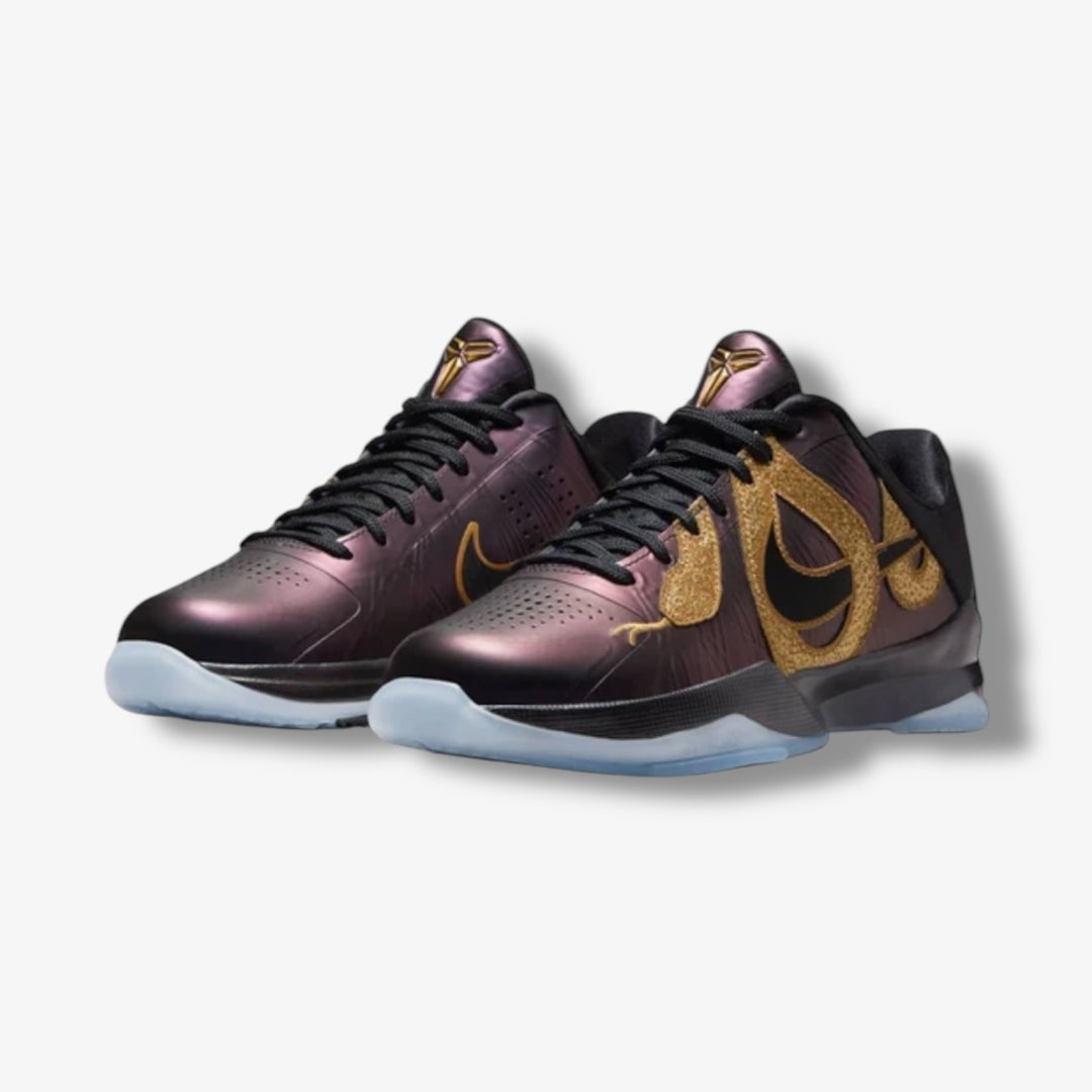 Nike Kobe V GS Eggplant Black Metallic Gold HM3753-500 – Sneaker