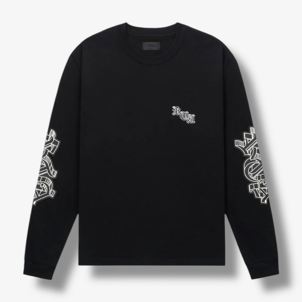 RTA LAWRENCE LONG SLEEVE TEE BLACK OG PARADISE – Sneaker Junkies