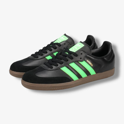 Adidas Samba OG cblack grn gum JR0911