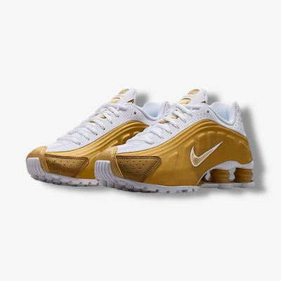 Nike Shox R4 (GS) Metallic Gold CW2626-700