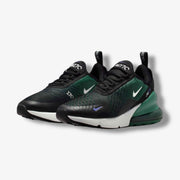 Nike Air Max 270 GS Black White Evergreen Aura Grade School 943345-042