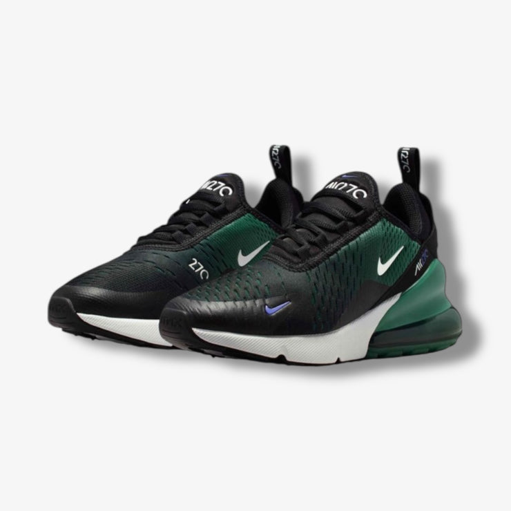Nike Air Max 270 GS Black White Evergreen Aura Grade School 943345-042