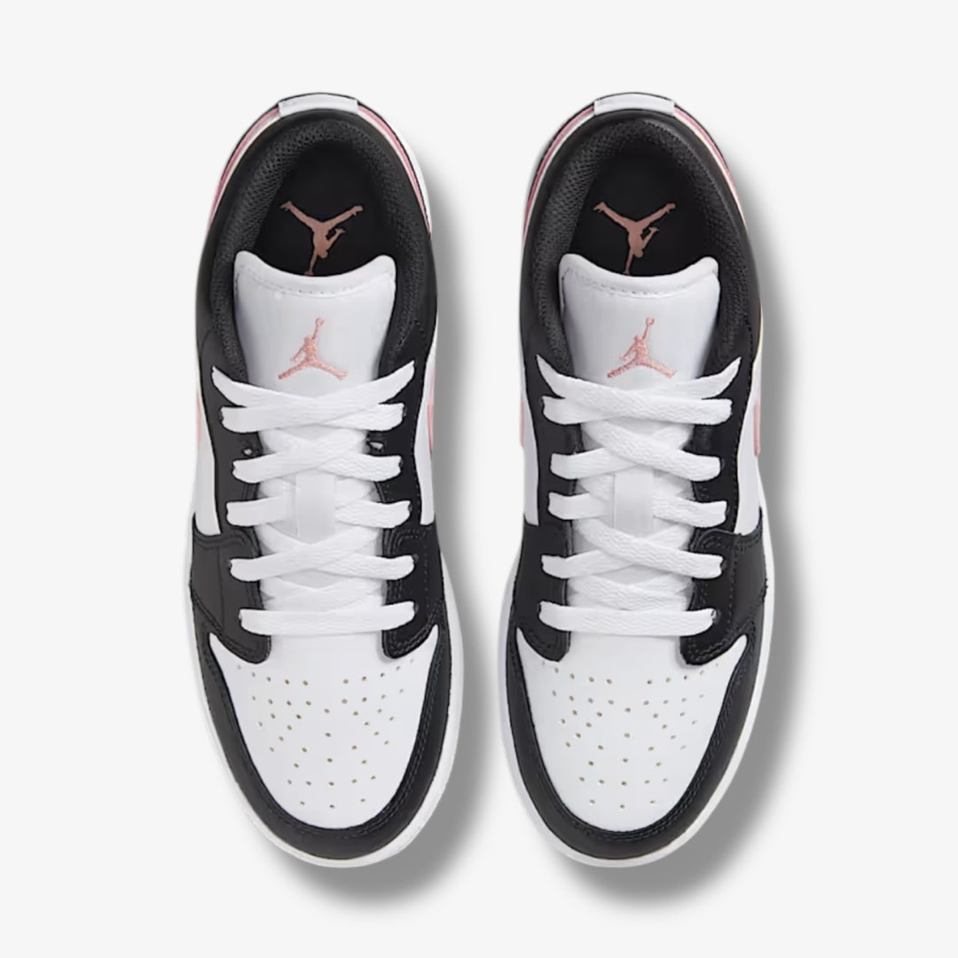 Air Jordan 1 Low GS white rust pink black 553560-165 – Sneaker Junkies