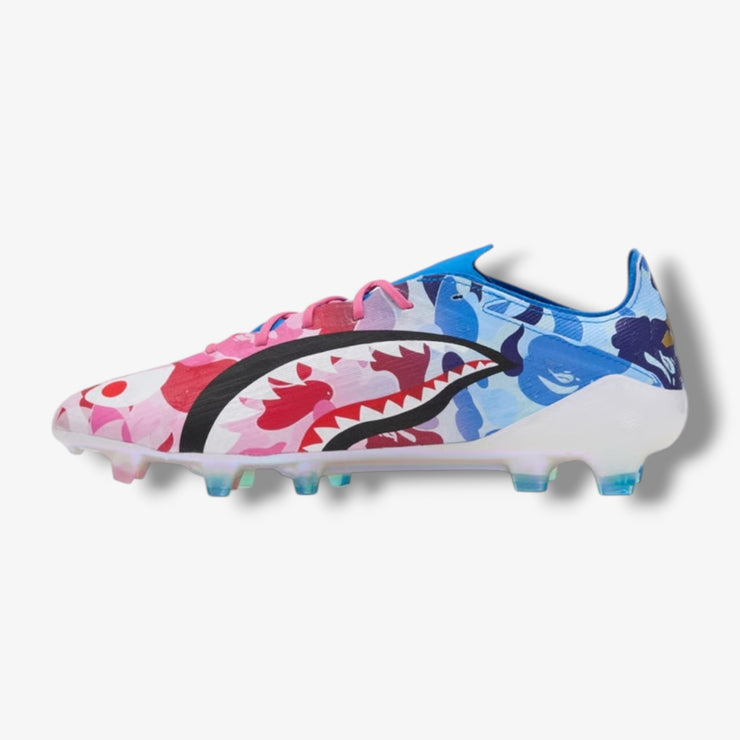 Adidas x Bape F50 Elite FG Bape Pink White Blue JS0573