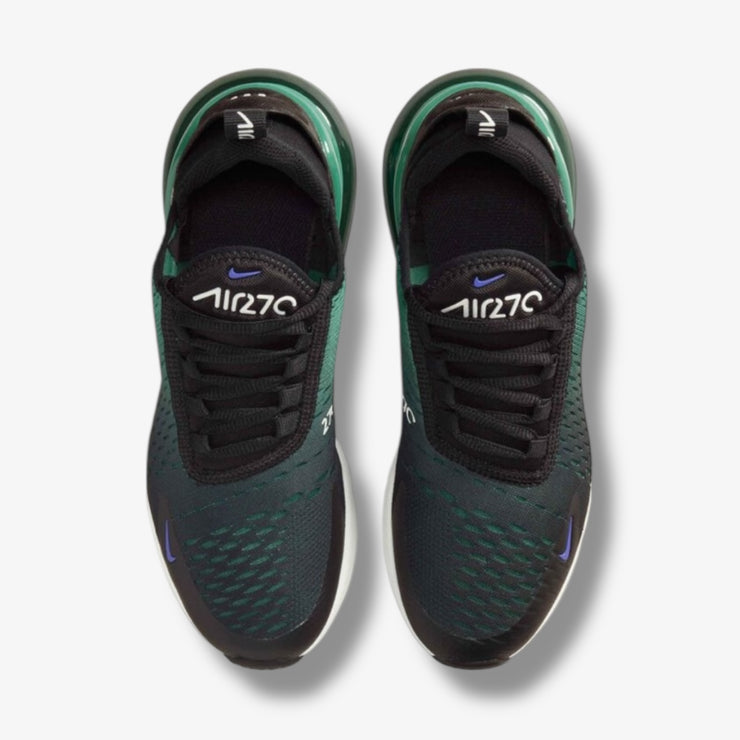 Nike Air Max 270 GS Black White Evergreen Aura Grade School 943345-042
