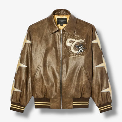 Cult of Individuality Legends Varsity Jacket Brown