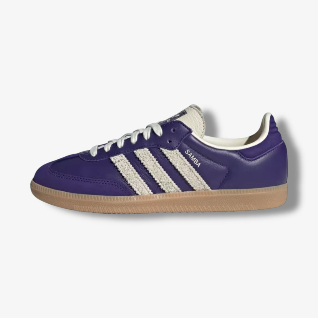 Women's Adidas Samba OG Court Purple White Gum JI2736 – Sneaker Junkies