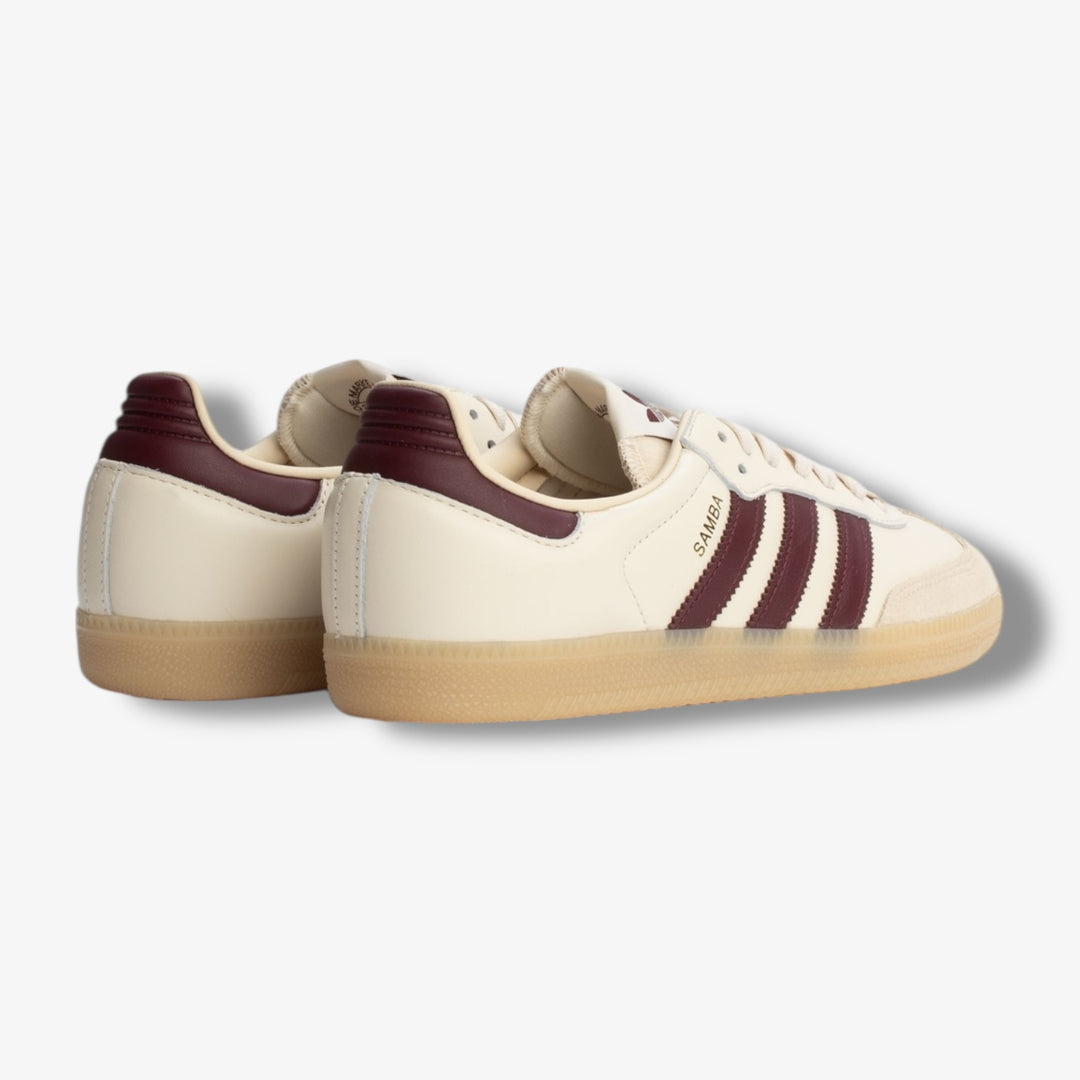 Adidas Samba OG Wonder White Shadow Red Gum JS3830 – Sneaker Junkies