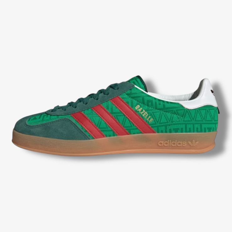Adidas Gazelle Indoor Green Red Mexico IH9647 Sneaker Junkies Adidas Gazelle Indoor Green Red Mexico IH9647 Sneaker Junkies
