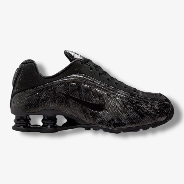 Womens Nike Shox R4 Black Metallic Silver IM6050-001 – Sneaker Junkies