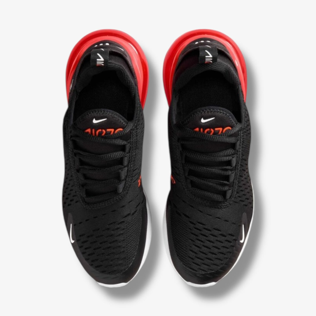 Nike Air Max 270 GS Black White Team Orange Grade School 943345